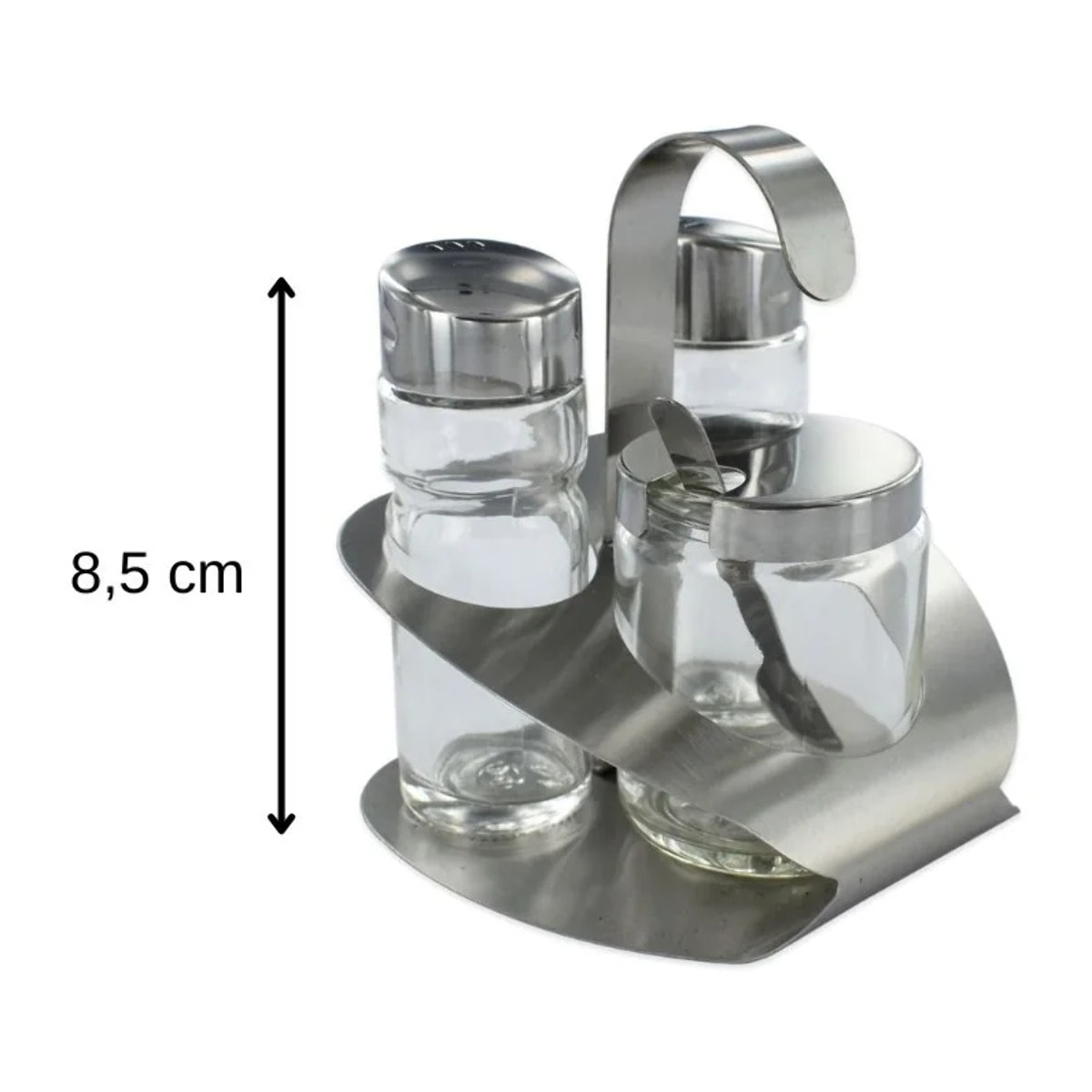Set de 6 ustensiles de cuisine ensemble de sel et poivre Fackelmann Basic