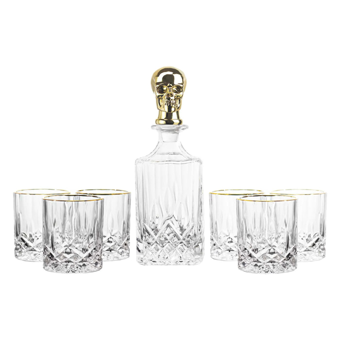 Set 7 Piezas Whisky Cristal 720 Ml