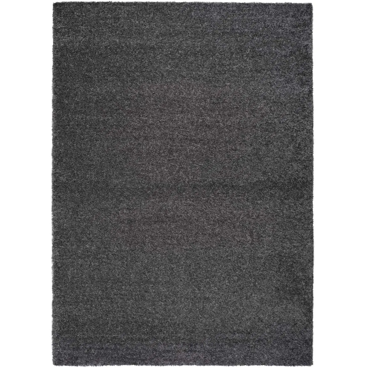 Alfombra lisa de pelo alto Catay antracita, varias medidas disponibles
