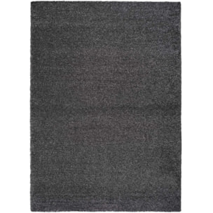 Alfombra lisa de pelo alto Catay antracita, varias medidas disponibles