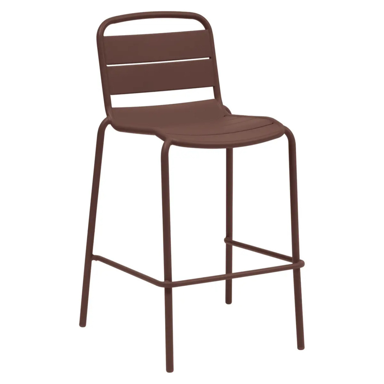 Chaise haute de jardin Alegoria empilable acajou