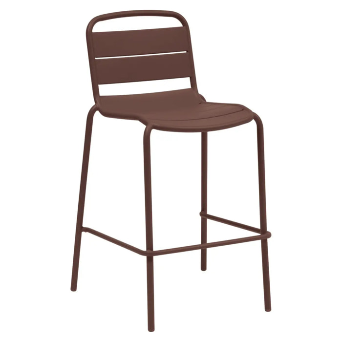 Chaise haute de jardin Alegoria empilable acajou