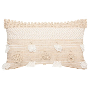 Coussin "Sabbia" sable cuivré beige 30x50cm