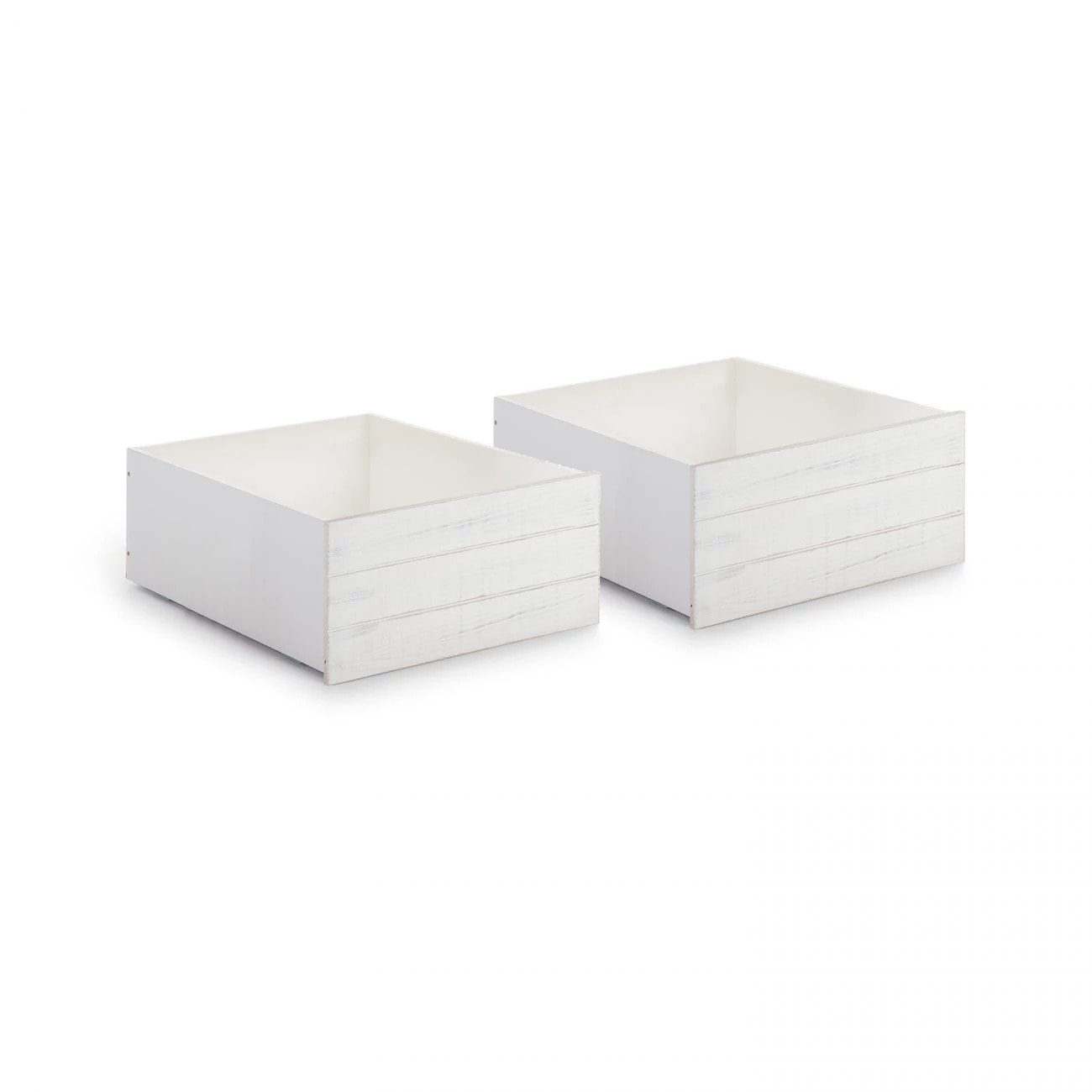 Pack 2 cajones Iliada Blanco - Vintage White