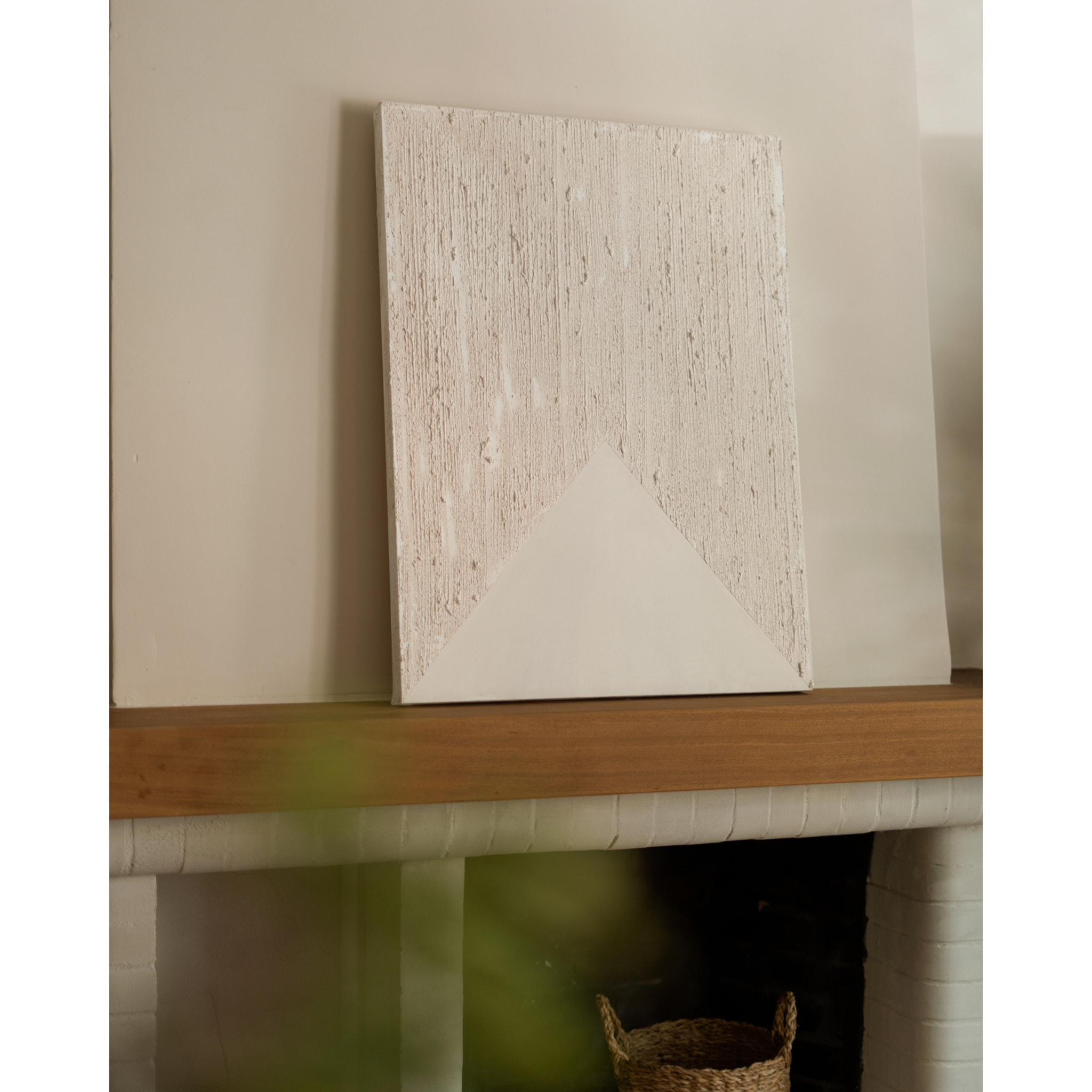 Cuadro beige decorativo sobre algodón con bastidor de madera pintado artesanalmente con pintura al óleo en varias medidas