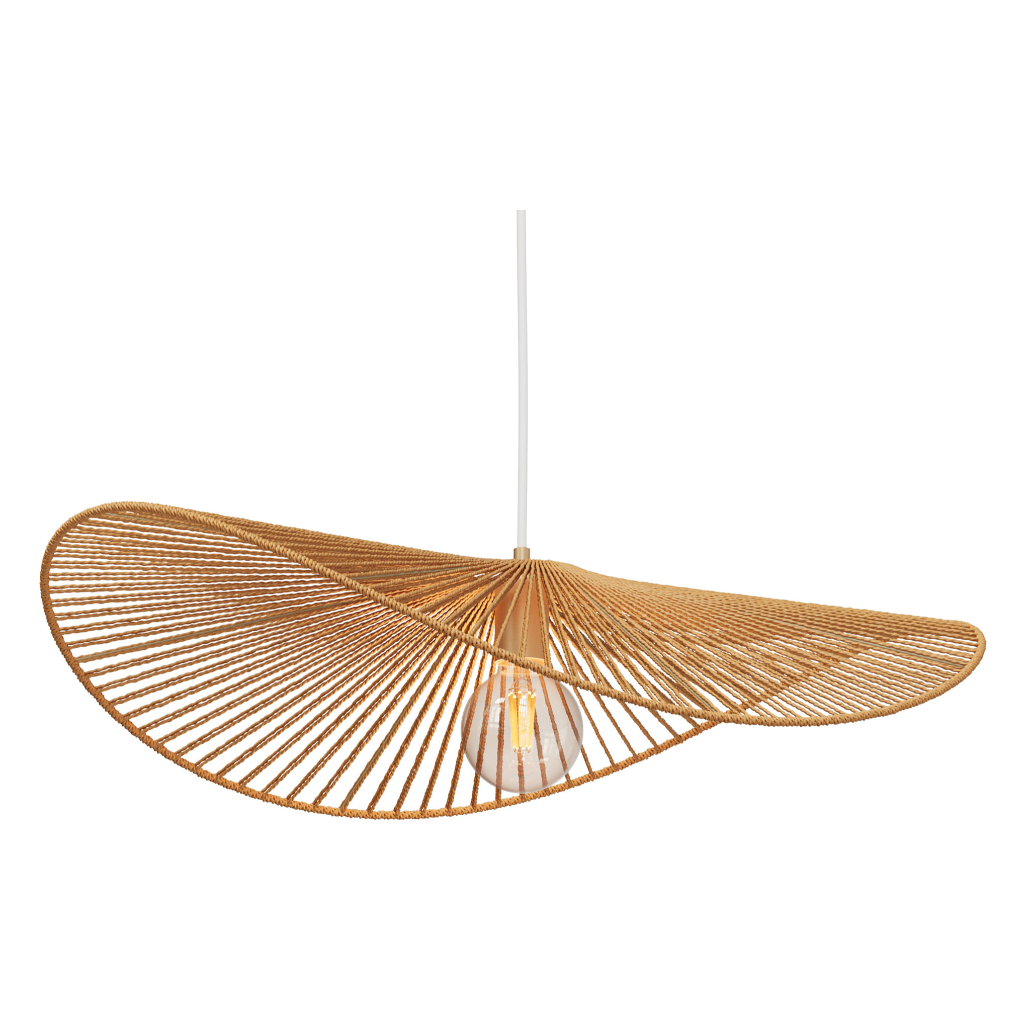 Suspension en papier de corde 75 cm - Mada