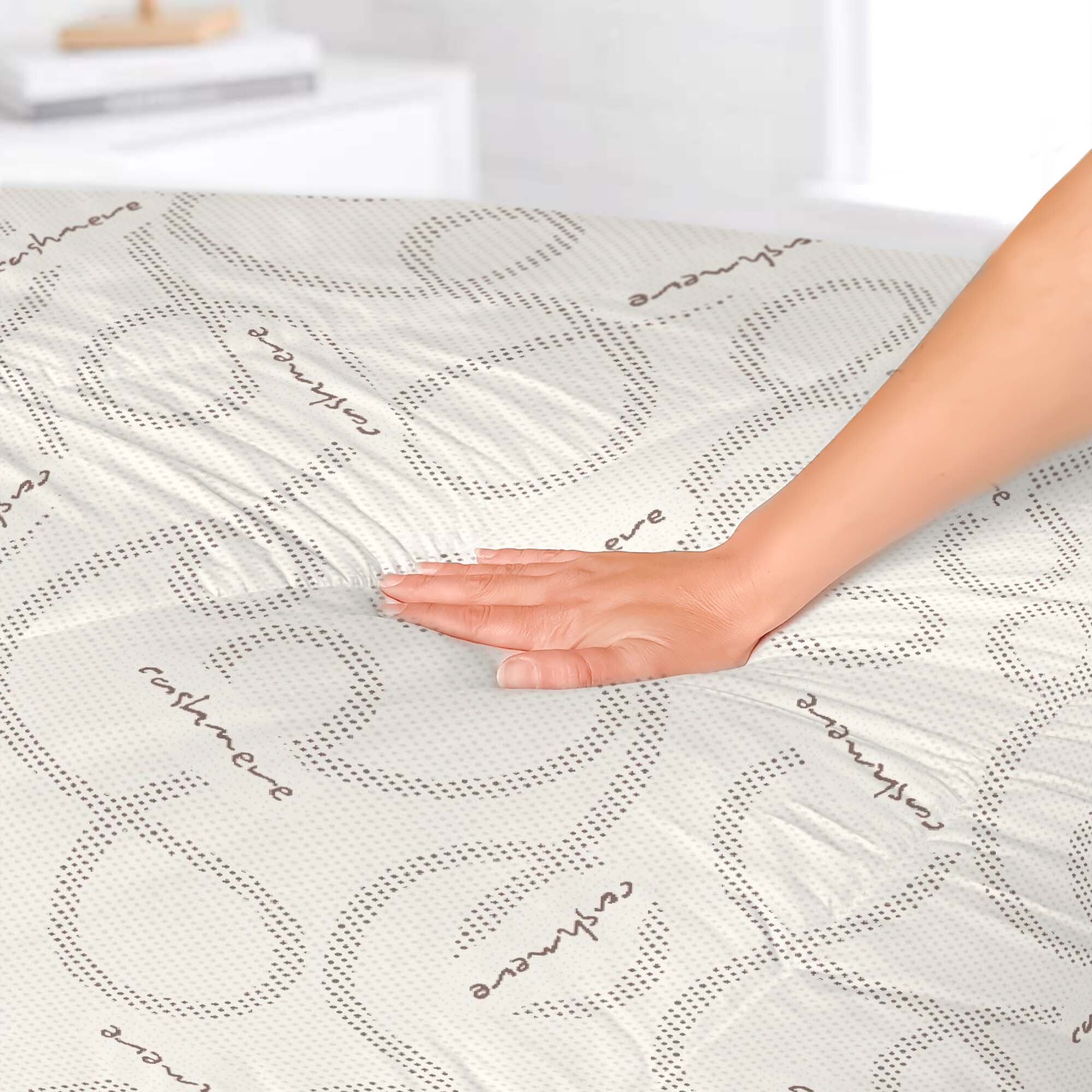 TOPPER CASHMERE Trapuntato, con Elastici, Microfibra, Made in Italy