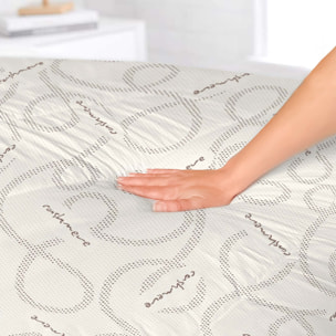 TOPPER CASHMERE Trapuntato, con Elastici, Microfibra, Made in Italy