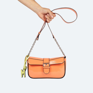 BOLSO MH CROSSBODY BAGUETTE C/ORANGE