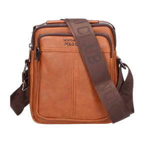 Borsa a tracolla  da uomo Pelle vegana Prodotto Vegano 18x20x5 cm