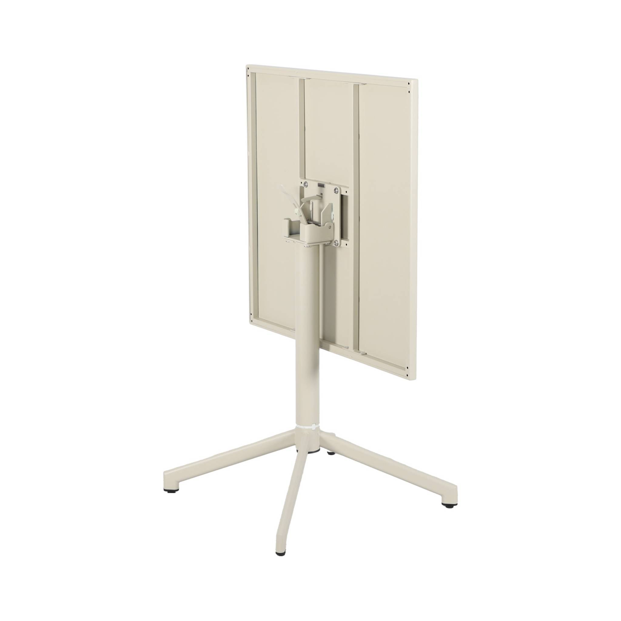 Table de jardin bistrot carrée pliante acier 2 places intérieur/extérieur  CHIARA