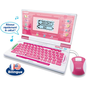 Ordinateur enfant VTECH Genius XL Ordi éducatif bilingue (rose)