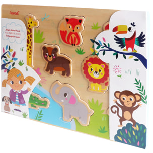 PUZLE DE ANIMALES: JUNGLA
