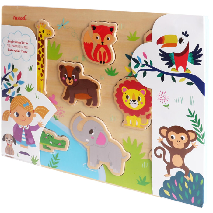 PUZLE DE ANIMALES: JUNGLA