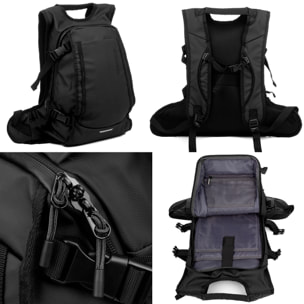 Juego de 3 maletas flexibles de tejido repelente al agua, reflectantes y de alta durabilidad.