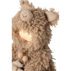 J-Line Enfant mouton - polyester - marron