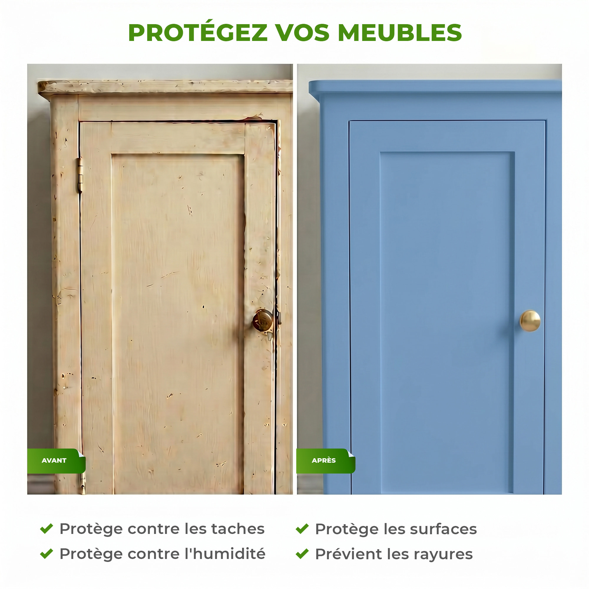 Rouleau adhésif décoratif Vinyle au Mètre - Bleu glace - Sticker Lavable Imperméable Mur Cuisine Meubles