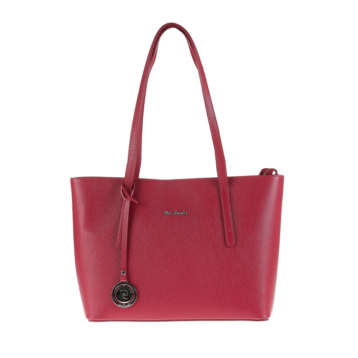 Borsa a spalla da donna Made in Italy - Modello Elowen Lux - 100% pelle - 38.0 x 25.5 x 12.5 cm