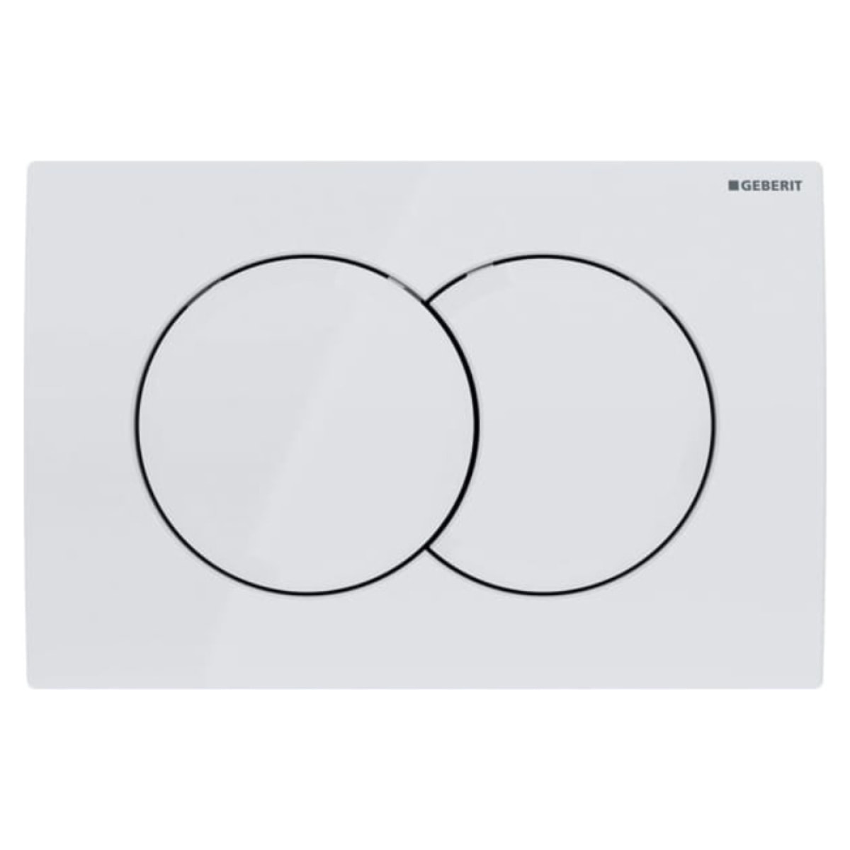 Pack WC sans bride Infinitio, fixations invisibles + Abattant softclose slim + Bâti support Geberit UP100 + Plaque blanche