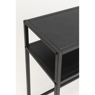 Console Loftie 80x30cm noire Kare Design