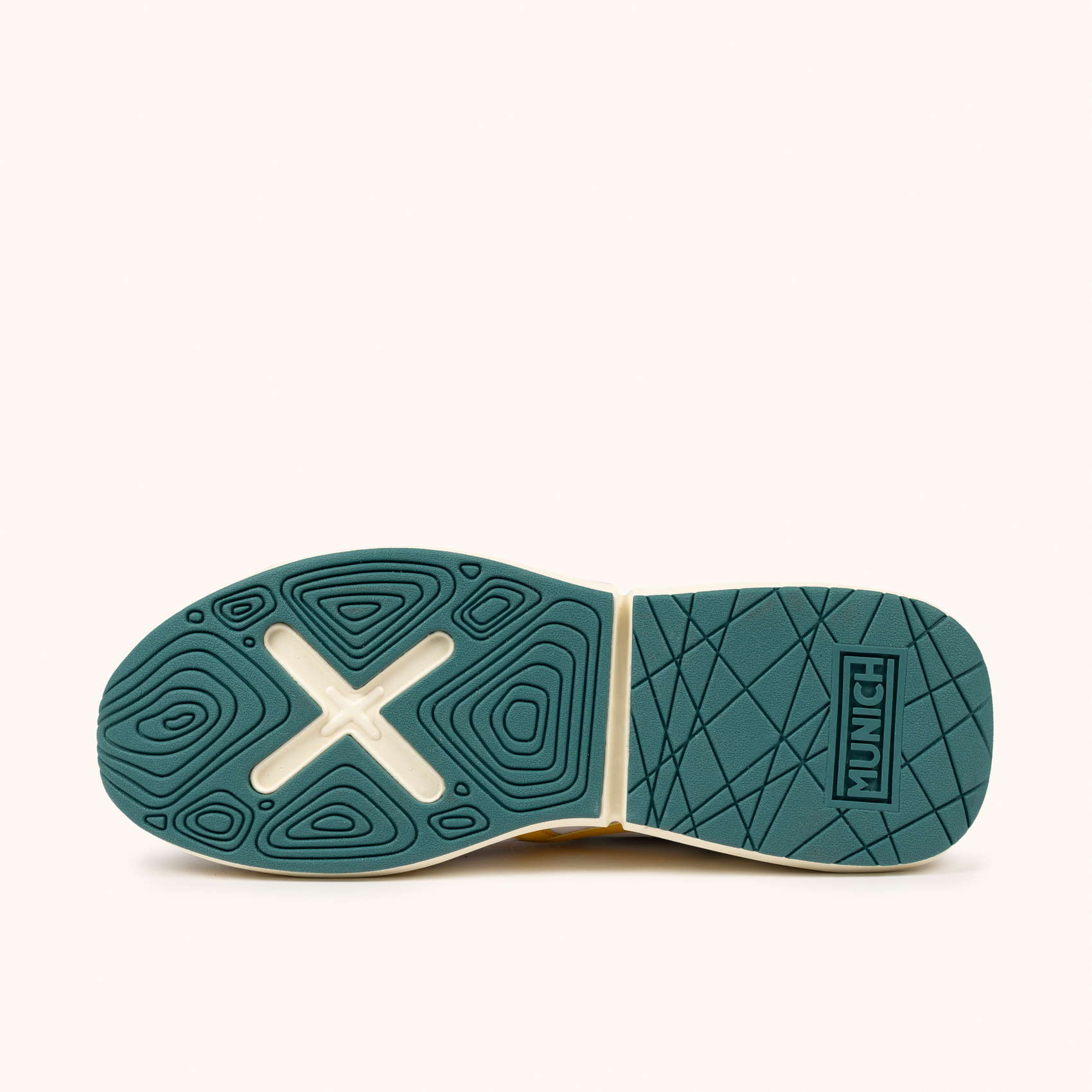 Sneakers Deportivas Blancas y Verdes | MUNICH VERSUS 117