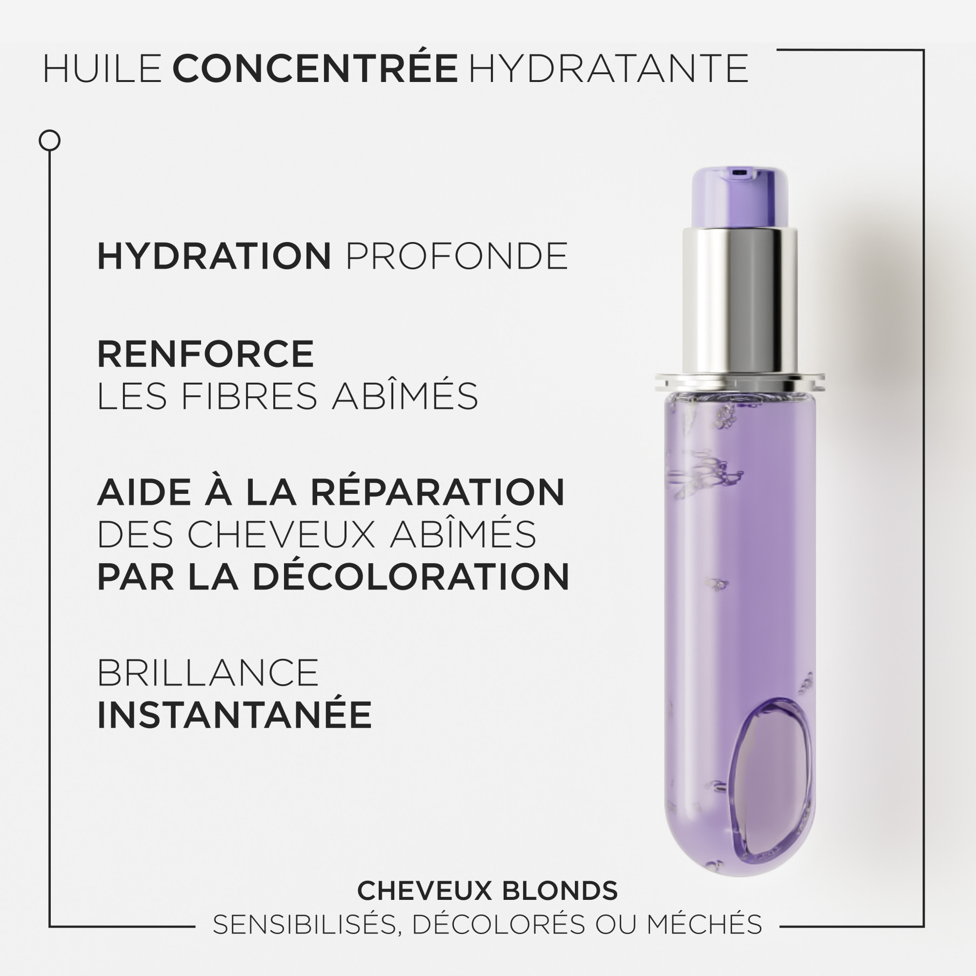 Blond Absolu - Recharge Huile capillaire intense lumineuse pour cheveux blonds