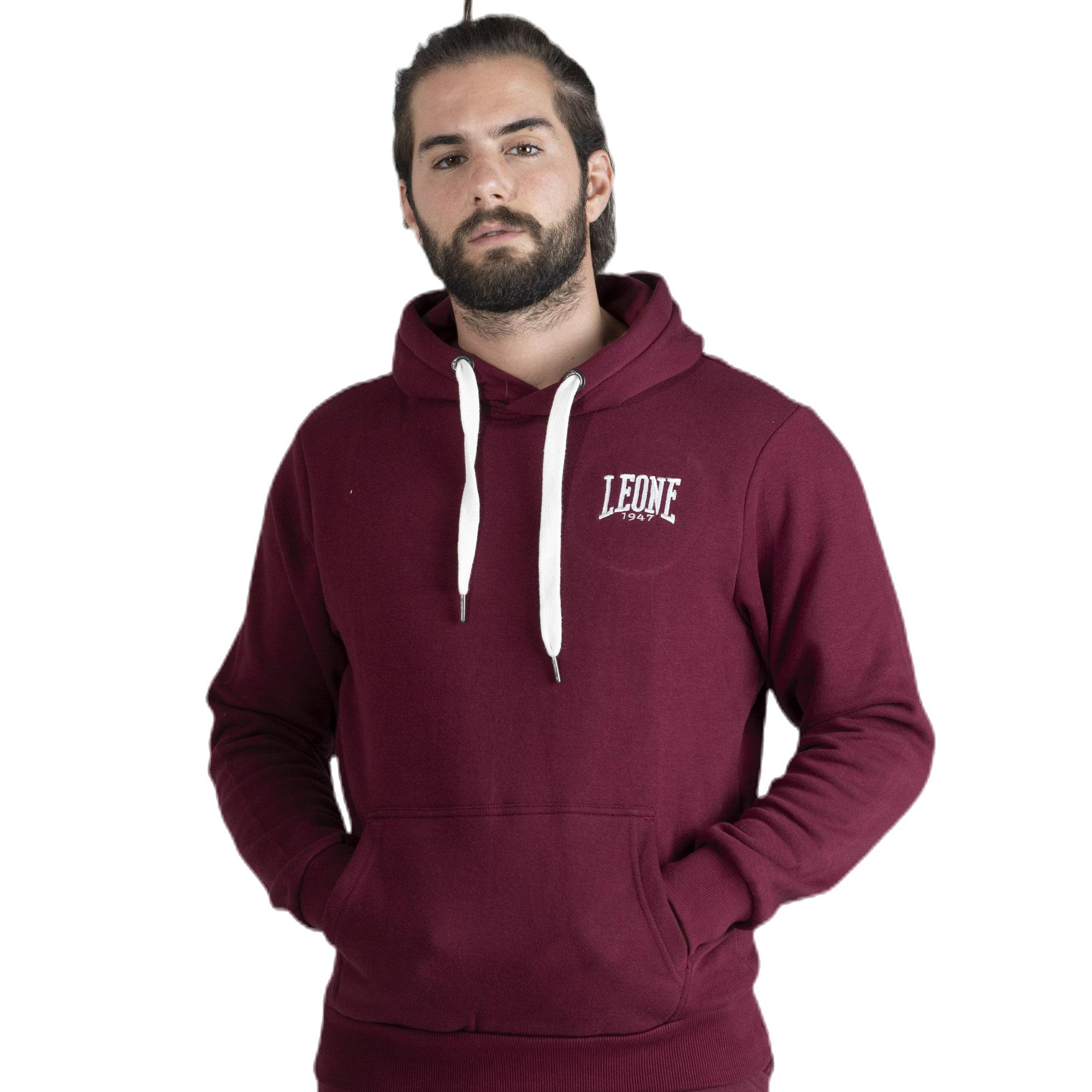 Sudadera hombre Leone 1947 Apparel Logo Bordado