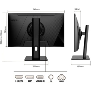 Ecran PC JAPANNEXT JN-IPS238FHDR-C65W-HSP Plat 24"