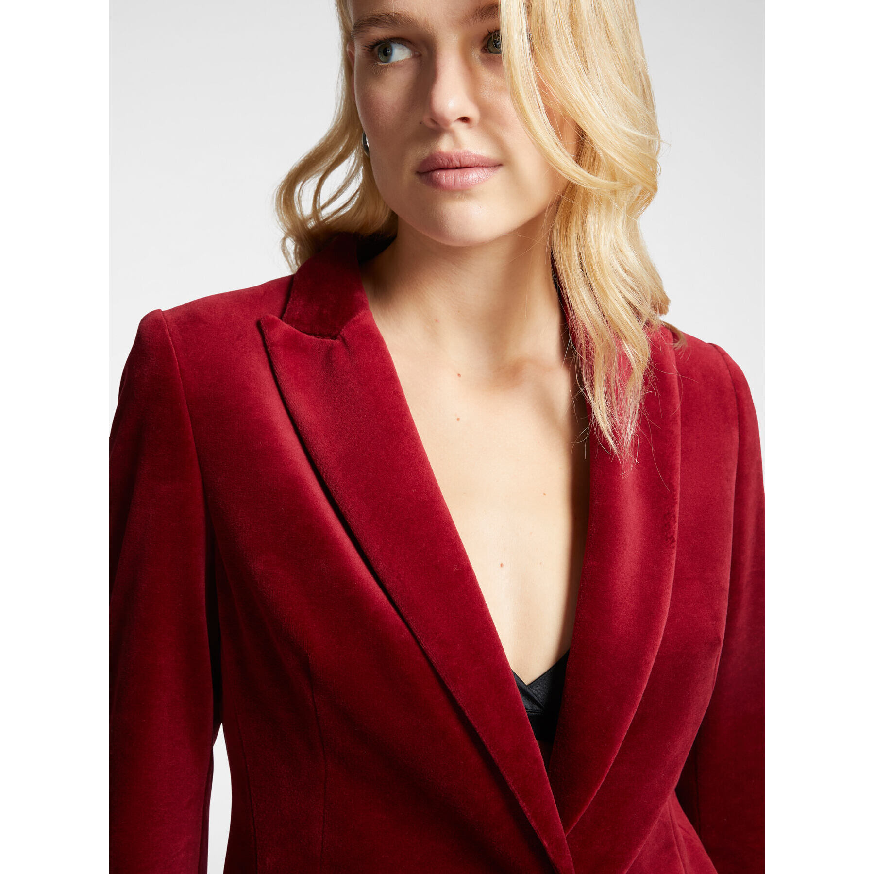 Elena Mirò - Blazer in velluto - Bordeaux