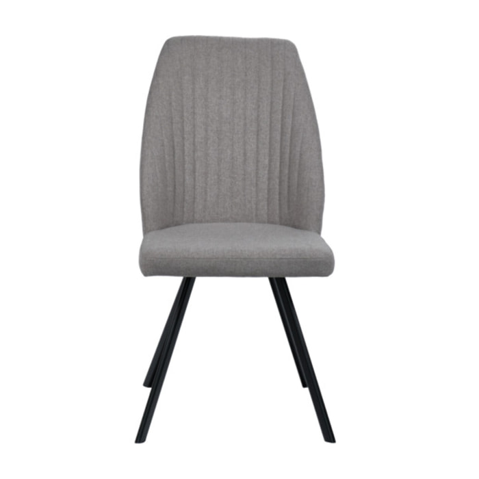 Chaise aux fines coutures apparentes - LOOPY