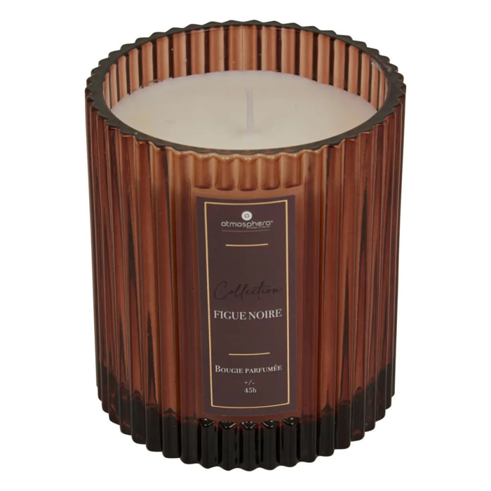 Bougie parfumée Albie 290g pot verre figue