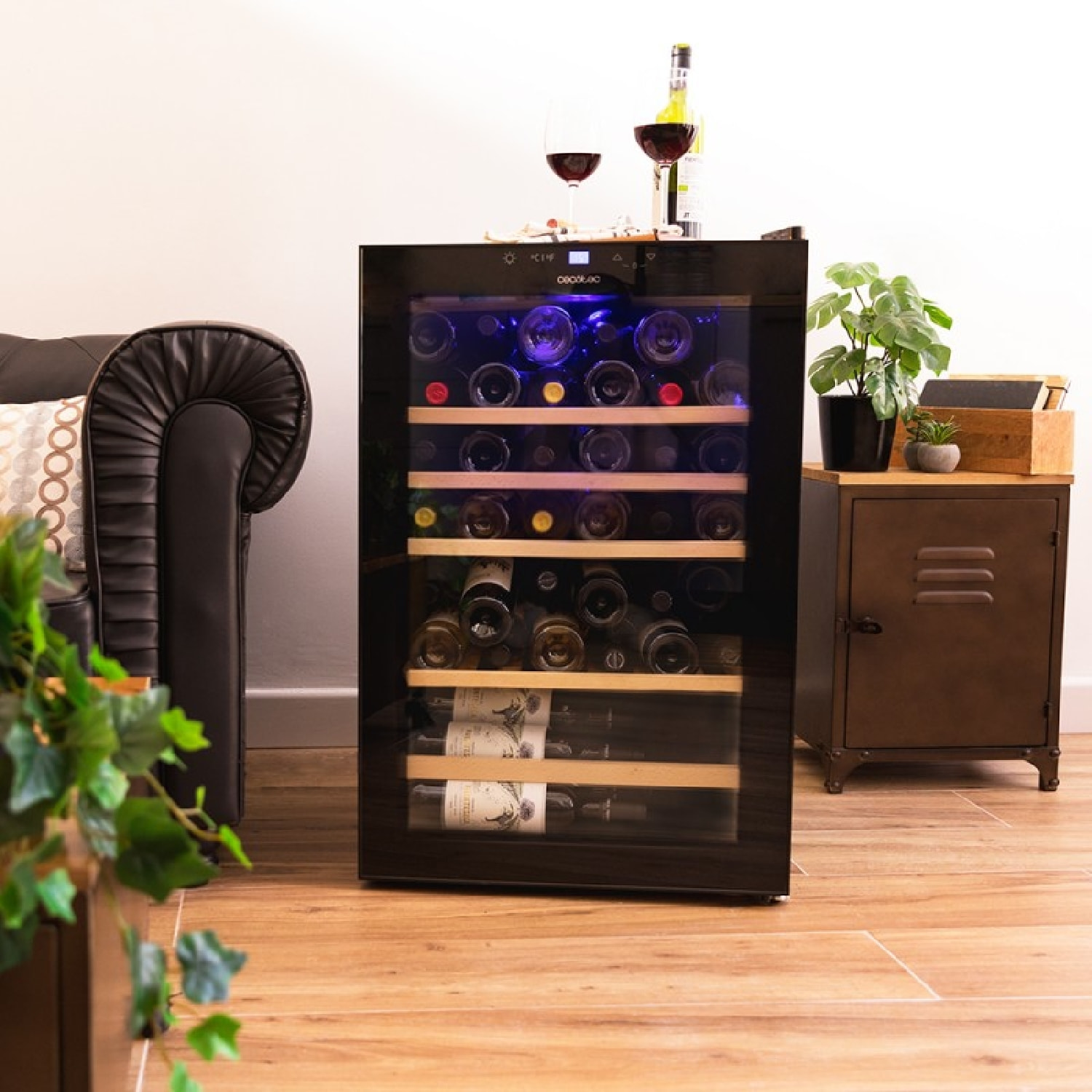 Cecotec Cave à vin Bolero GrandSommelier 4850 Black Compressor