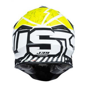 CASCO JUST1 J39 POSEIDON BLACK - YELLOW FLUO - WHITE