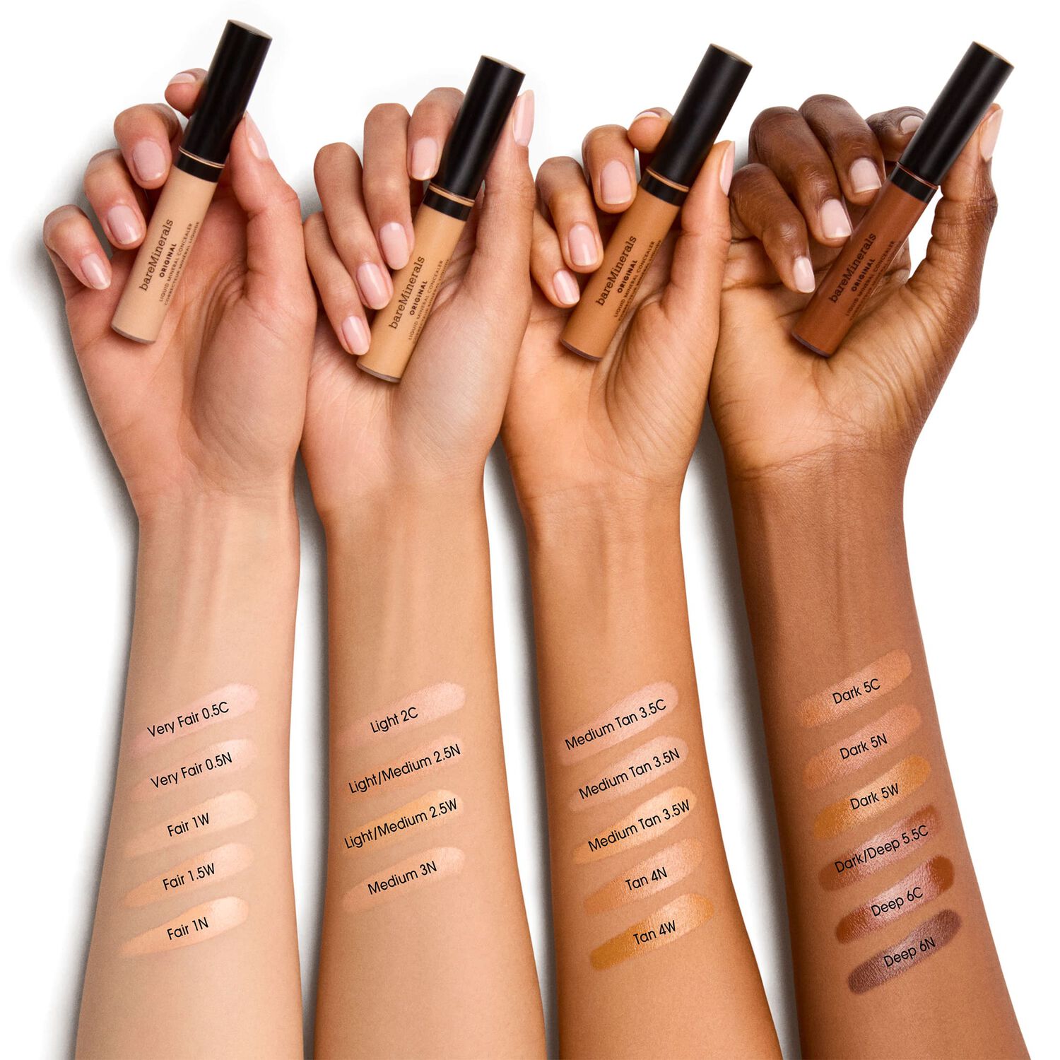 Original Liquid Mineral Concealer - Correcteur Anti-cernes Couvrance Moyenne et Modulable 6 ml