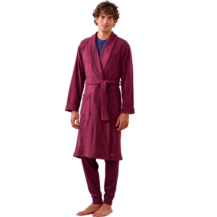 Vestaglia uomo invernale in micropile articolo unito. Noidinotte