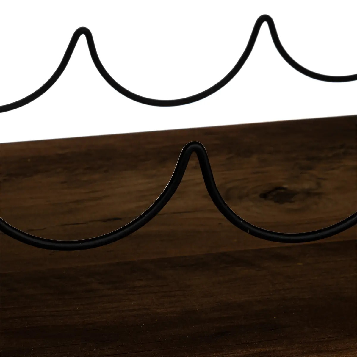 Rangement 6 bouteilles indus "Mix N' Modul" effet bois foncé