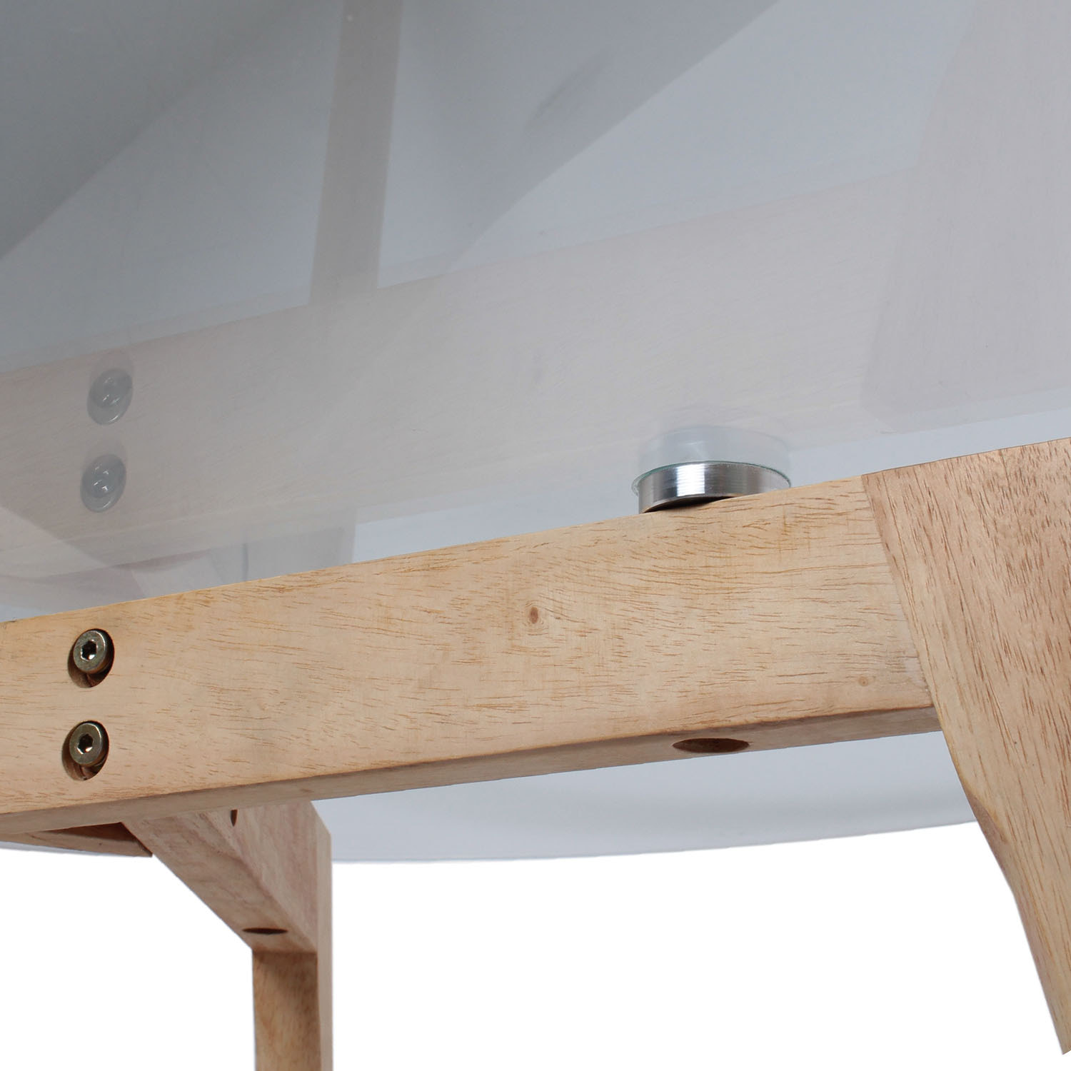 Table Ronde En Verre Diam 80 Cm