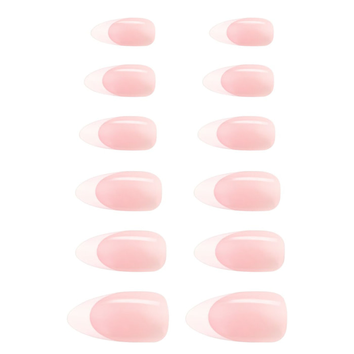 What The Fake! Press & Go - Kit Faux-Ongles French Classique x12
