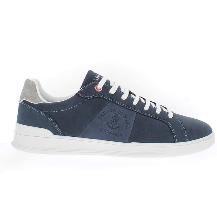 Armata di Mare Scarpe Uomo Sneakers Casual Stringate Basse con Soletta Rimovibile in Memory Foam AMU S24D547 Navy