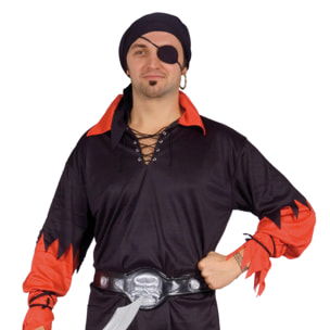 Costume Carnevale Travestimento Da Pirata Black Uomo