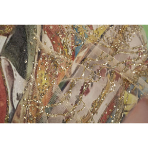 DIPINTO SU TELA KLOE VERTICALE CM 90X3X120