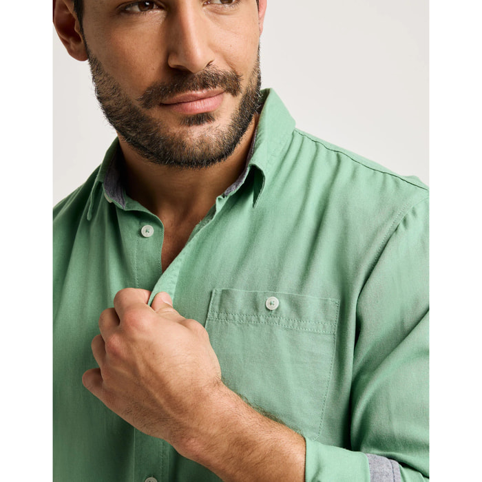 Camisa Manga Larga Aguamarina - Pouka