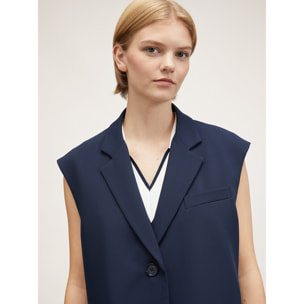 Motivi - Gilet over - Blu