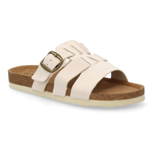 Sandalia Mujer cómoda con tiras y hebilla