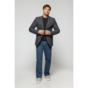 Blazer Cameron grigio con particolari Polo Club