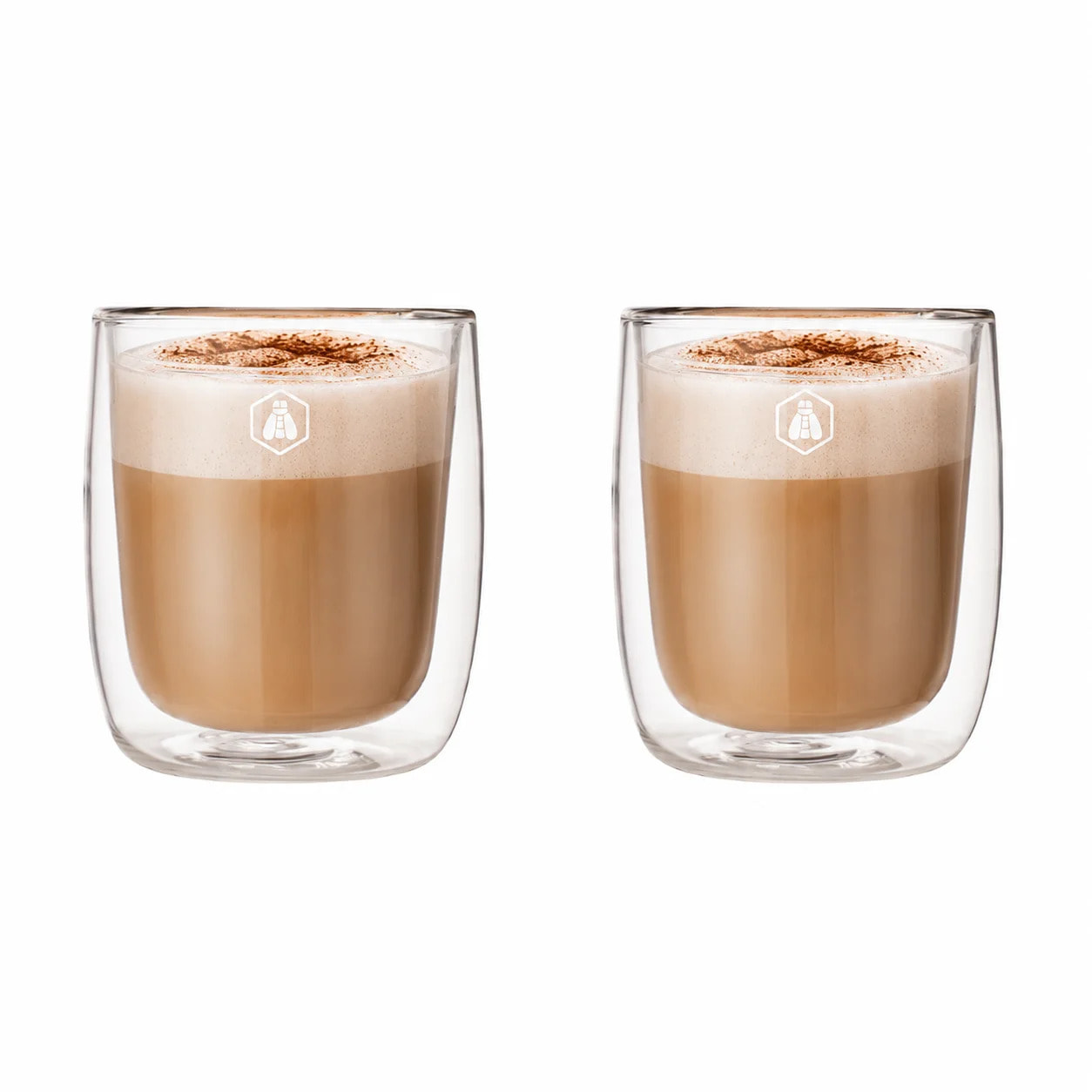 Lot de 2 tasses à cappuccino double paroi