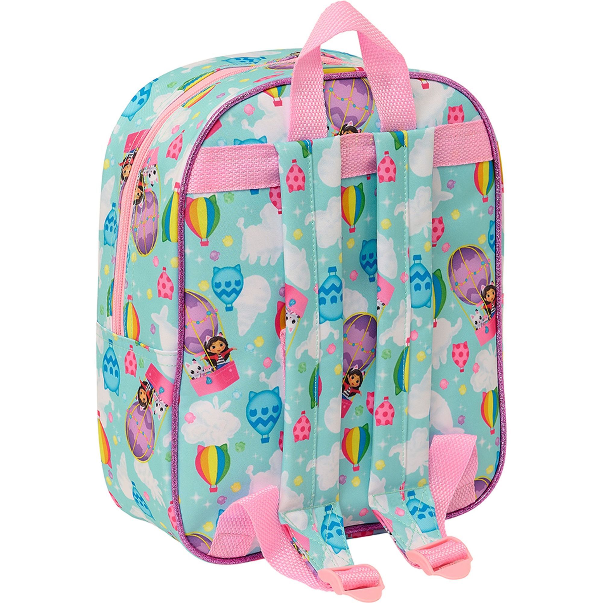 Mochila guarderia 3d bolsillo red gabbys dollhouse