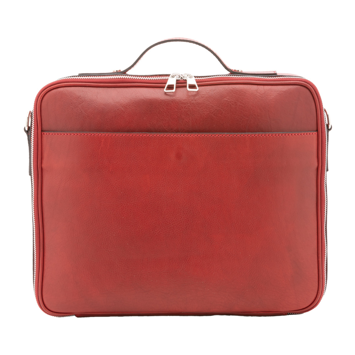 Borsa a mano  unisex In Vera pelle Made in Italy 38x32x6 cm