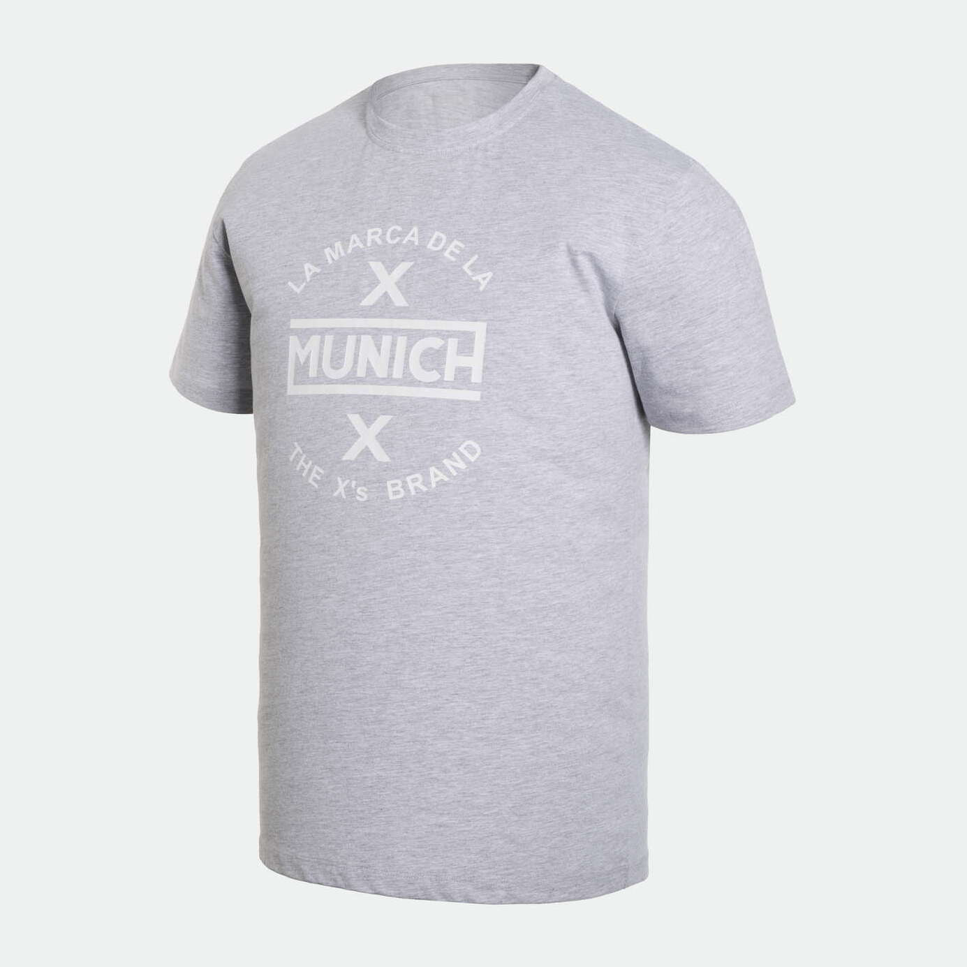 Camiseta MUNICH de algodón gris