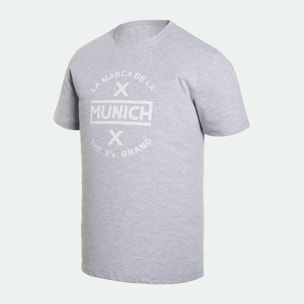Camiseta MUNICH de algodón gris